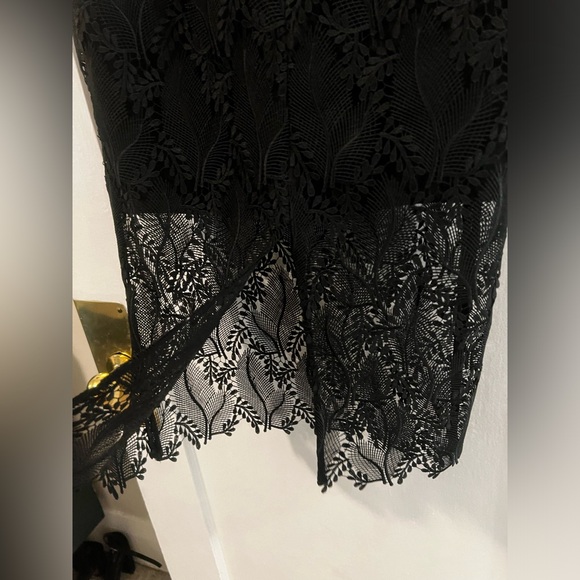 Black DVF Midi Lace Skirt - Picture 4 of 8